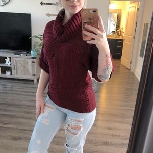 Cowl neck sweater